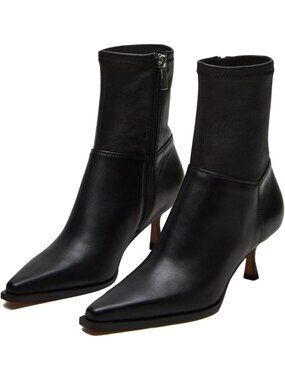 Chic Women's Pointed Toe Kitten Heel Ankle Boots - Stylish Dressy Booties
